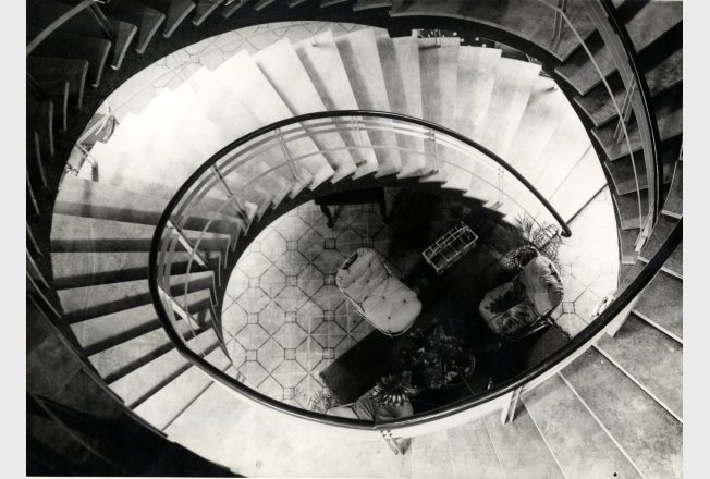 Goldstein Furniture Shop, detail of internal staircase, San Juan, 1950-1952.
